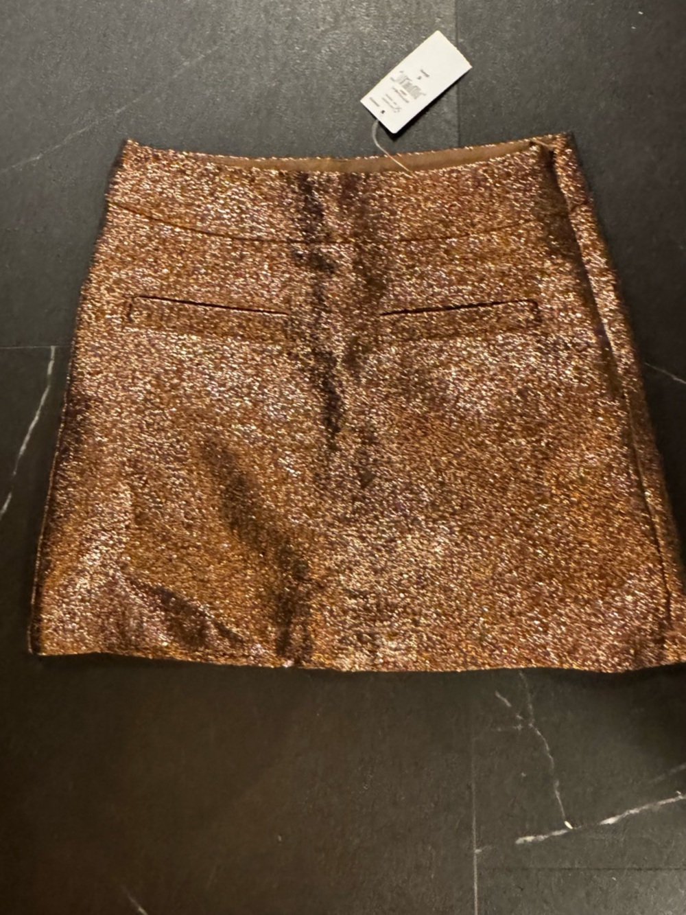 Metallic Glitter Skirt/BISHORT